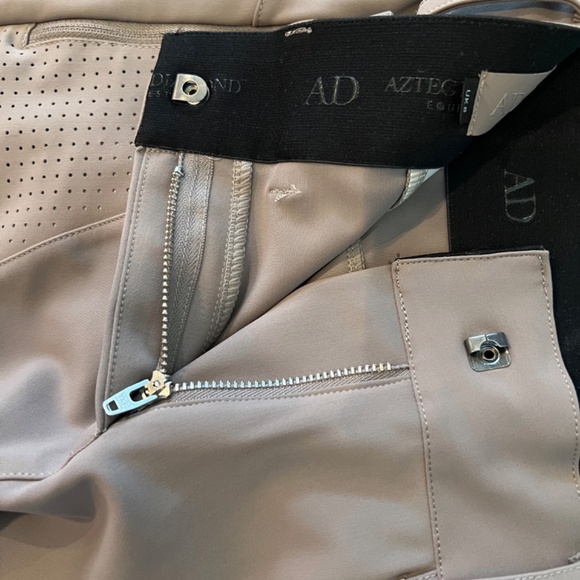 AD Breeches Size UK 8  Taupe NWT Aztec Diamond Equestrian Horse Riding Pants - Picture 6 of 15